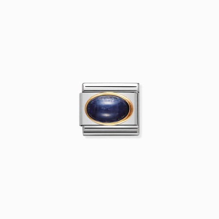Nomination Gold Oval Sapphire Stone Composable Charm